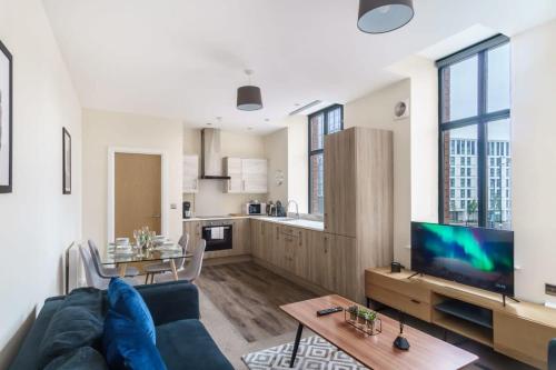 Bright 2 Bedroom Apartment in Central Manchester, Manchester (fotografie 9)