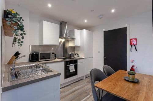 Modern 2 Bed Flat 5min to Old Trafford Stadium, Manchester (fotografie 10)