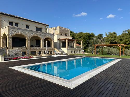 Villa Kalamos / Sea View and Pool nearby Athens - Accommodation - Kalamos
