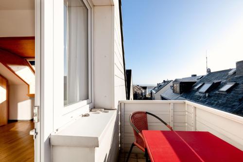 Balkon/teras, Hummerklippen Apartments in Helgoland
