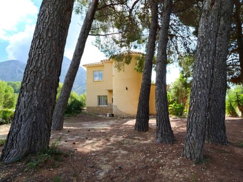 A szálláshely kívülről, Finca Caracol in Bolulla