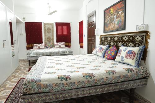1 double bed