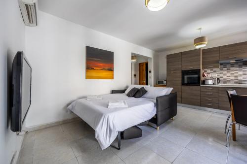 Spacious, one bedroom apartment in Paceville