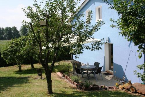 Ferienhaus mit Terrasse und Kamin