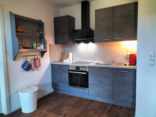 köök, Ferienwohnung Teweshof in Rees am Niederrhein in Rees