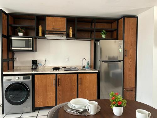 مطبخ, El Encanto Lofts in Zona 1