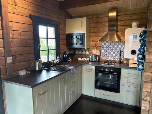 LITTLE ROCK RETREAT Log Cabin with Hot Tub in Tyrrellspass