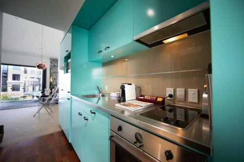 One-bedroom loft in Viaduct by Zodiak Stays, Auckland (fotografie 9)