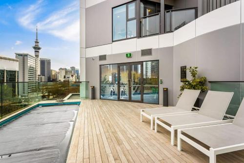 Sunny 1BR Retreat in Heart of CBD by Zodiak Stays, Auckland (foto 4)