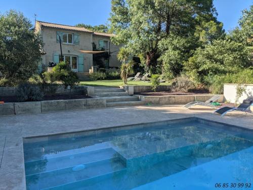 Mas # Piscine Oliveraie Ruisseau Chevaux # Salagou - Location, gîte - Lacoste