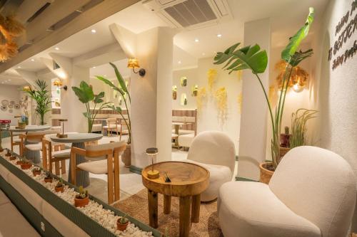 餐廳, 黑暗車站精品酒店 (Dark Station Boutique Hotel) in 伊丘美勒