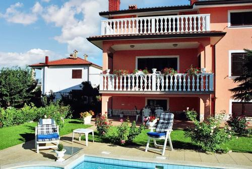 Kilátás, Charming villa in Umag with private pool in Finida