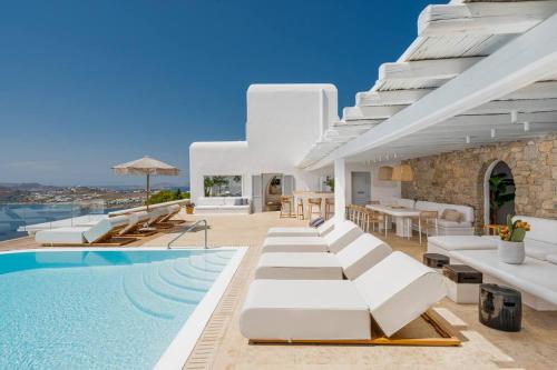 Villa Sagini Agios Lazaros – khách sạn tại Psarou