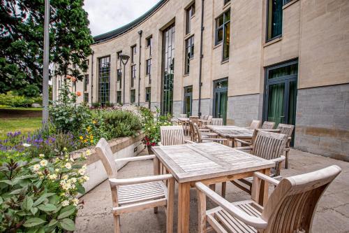 Kilátás, Stephen Hawking Building Gonville and Caius College in Newnham