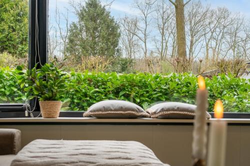 Vistas, Stijlvol, rustig chalet midden in de Veluwse natuur mét weidezicht (Stijlvol, rustig chalet midden in de Veluwse natuur met weidezicht) in Epe
