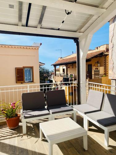 Balkons/terase, Family House in Santa Severa