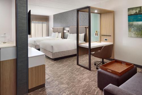 Queen Suite with Two Queen Beds and Trundle Bed