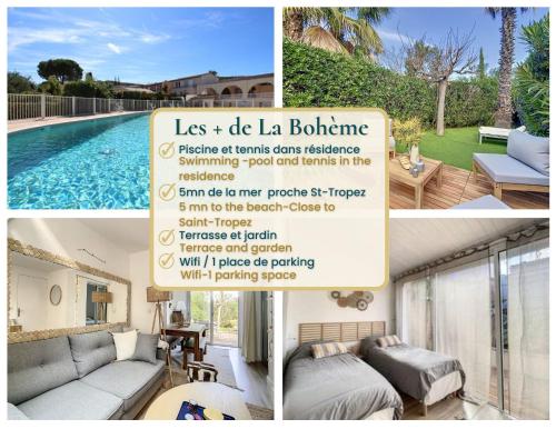 La Bohème-Close to St-Tropez Swimming pool -Tennis