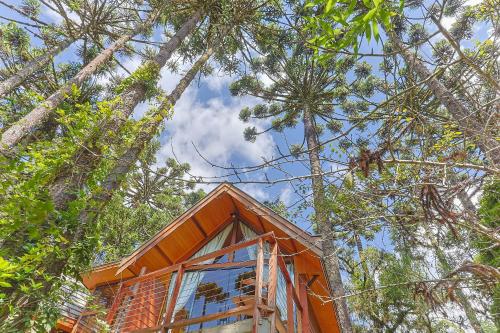 Exterior view, Cabana Suspensa na Natureza - Regiao Turistica in Parque Rancho Alegre