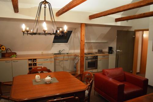 廚房, Haus Niemann Ferienwohnungen in 德意志新村