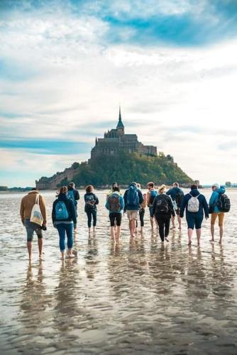 Maison dans la baie du Mont St Michel