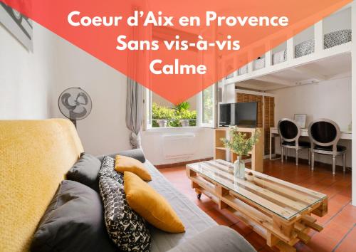 Studio - Coeur d'Aix en Provence - Calme - Sans Vis-à-vis