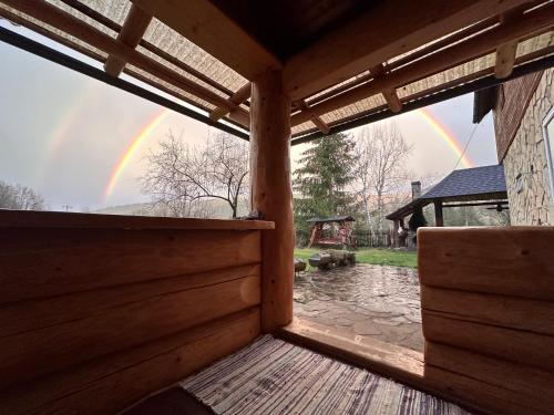 陽台/露台, 波亞納布拉夢旅館 (Pensiunea Poiana de Vis) in 蘇切維察