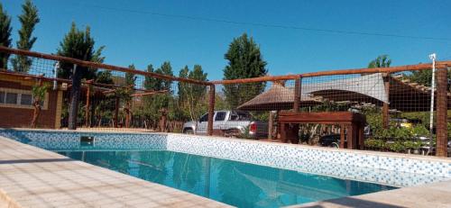 전망, Cabañas El Sauce (Cabanas El Sauce) in 비야 헤네랄 산 마르틴