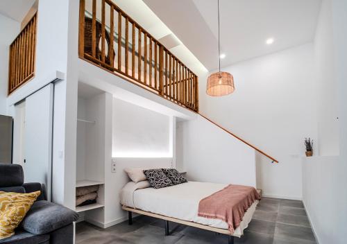 AROMA DE VALENCIA II cozy studio with loft, Valencie (fotografie 8)