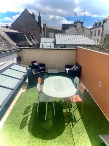 Charmant appartement avec terrasse entre centre-ville et plages de Concarneau - Location saisonnière - Concarneau