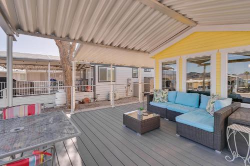 Quiet Escape Steps to Lake Havasu with Views and Grill