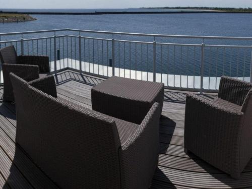 Balcony/terrace, Fantastic apartment in Kappeln in Olpenitz
