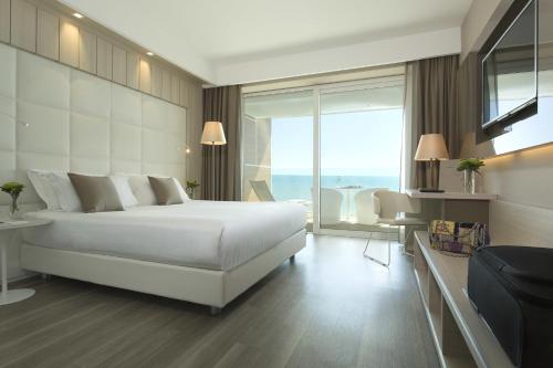 Deluxe Double Room with Sea View room in Almar Lido Jesolo Resort & Spa