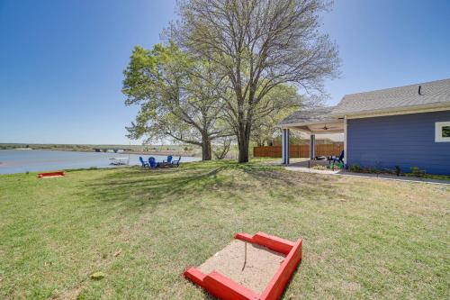 Lakefront Eufaula Cabin with Fire Pit and Private Dock