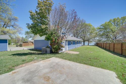 Lakefront Eufaula Cabin with Fire Pit and Private Dock