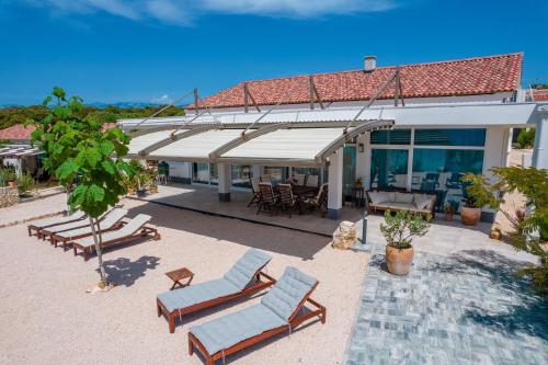 Balkons/terase, Seaside house for families with children Mandre, Pag - 22604 in Kolan