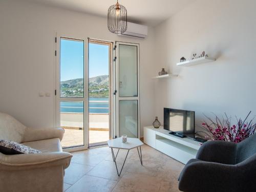 Two-Bedroom Apartment with Terrace and Sea View room in Apartments with parking space Pag - 22605