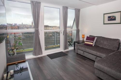 Beautiful Flat with Panoramic Views over the City, Glasgow (Foto 6)