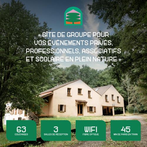 Gîte de groupe "La Donaclaudré" pour vos événements en pleine nature - 15 à 120 personnes proche de Disneyland Paris - Location saisonnière - Saint-Augustin