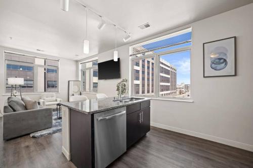 Studio View Of Downtown Near Lake Michigan Plaza Grey Studio View Of Downtown Near Lake Michigan Plaza Grey