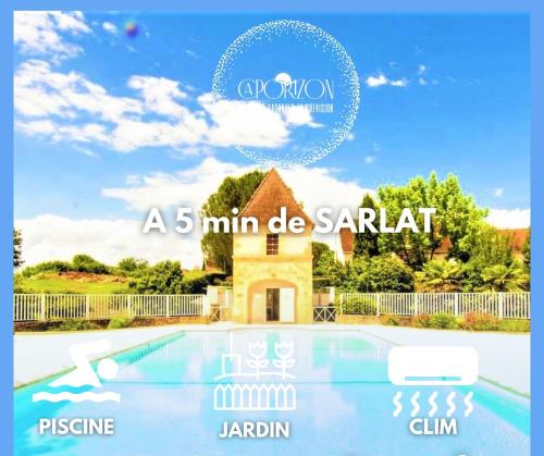 CAPORIZON-Carsac-Piscine-Gite Périgord Sarlat-Clim - Location saisonnière - Carsac-Aillac