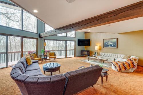 Eclectic Hubertus Home with Game Room and Fire Pit! in Germantown, USA
