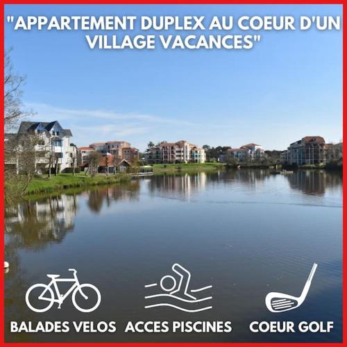 "LES COULEURS DU LAC" Appartement, 9 personnes, duplex, accès piscines gratuit - Location saisonnière - Talmont-Saint-Hilaire