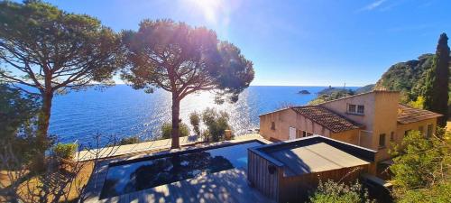 Villa à Fautea, 8 pers, piscine chauffée, pieds dans l'eau - Location, gîte - Conca