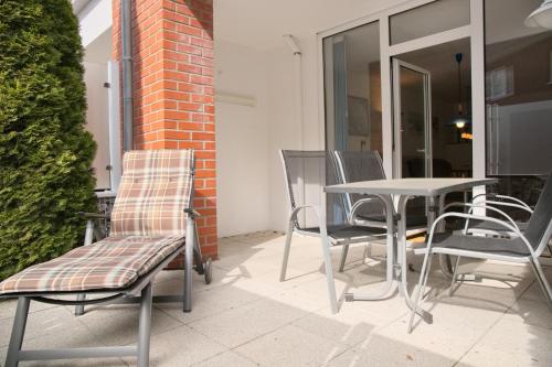 Balkon/teras, Haus Seerose App 3 inkl WLAN in Gromitz