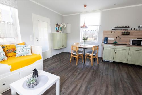 virtuve, Ferienwohnung Alter Bahnhof in Kroslin