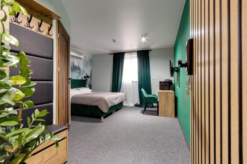 1 double bed