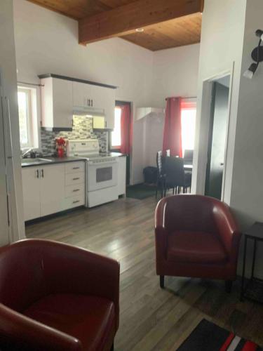 Kjøkken, Motel Magistral in St-Raphael de Bellechasse (QC)