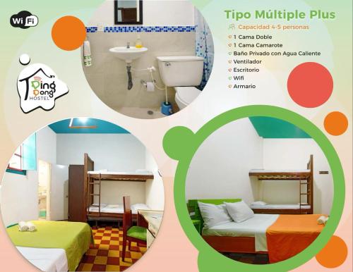 Habitación cuádruple, baño privado