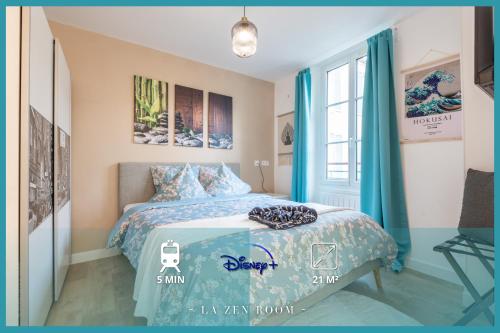 Sweethost - La Zen Room - Studio Proche Gare & Disneyland - Location saisonnière - Lagny-sur-Marne